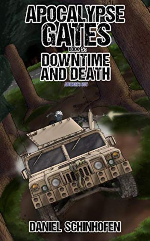 Book cover for "Downtime and Death" by Daniel Schinhofen