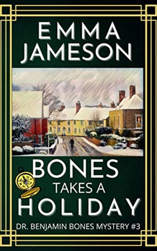 Book cover for "Dr. Bones and the Christmas Wish" by Emma Jameson