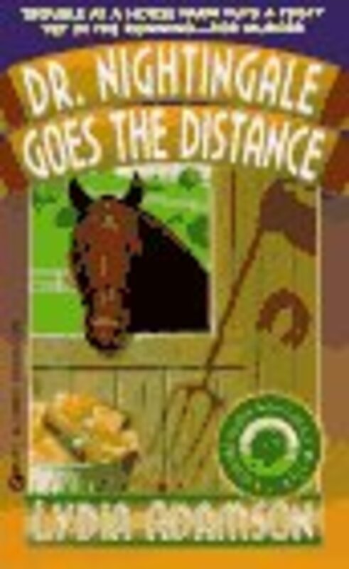 Book cover for "Dr. Nightingale Goes the Distance" by Lydia Adamson