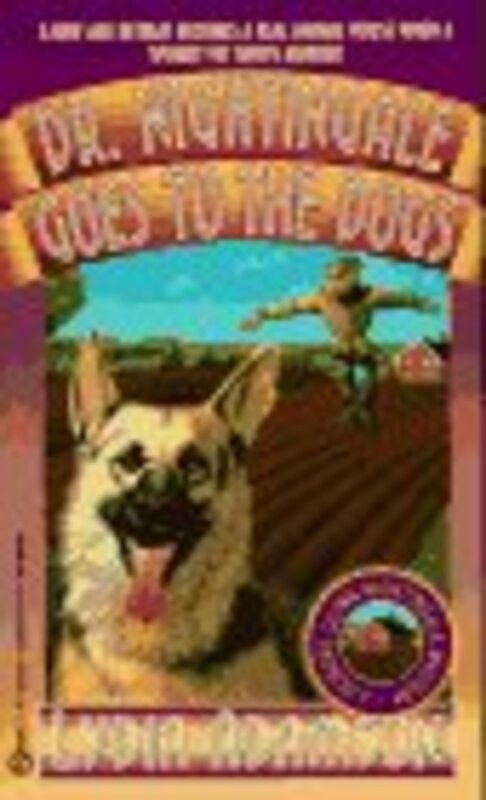 Book cover for "Dr. Nightingale Goes to the Dogs" by Lydia Adamson