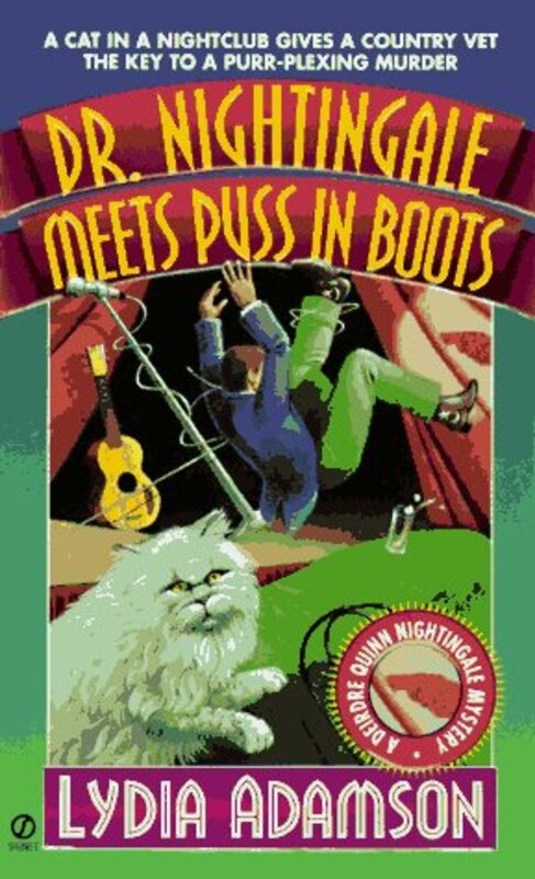 Book cover for "Dr. Nightingale Meets Puss in Boots" by Lydia Adamson