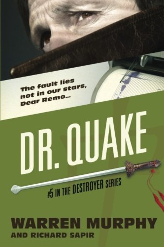 Book cover for "Dr. Quake" by Warren Murphy