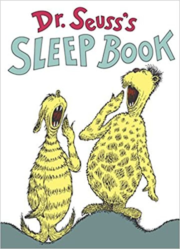 Book cover for "Dr. Seuss's Sleep Book" by Dr. Seuss