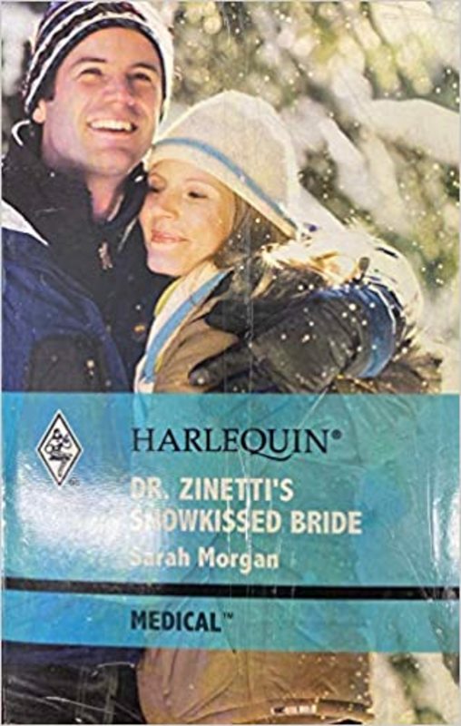 Book cover for "Dr. Zinetti's Snowkissed Bride" by Sarah Morgan