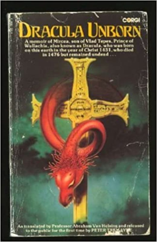 Book cover for "Dracula Unborn" by Peter Tremayne