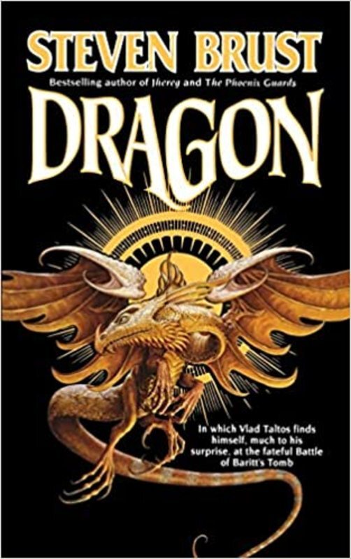 Book cover for "Dragon" by Steven Brust