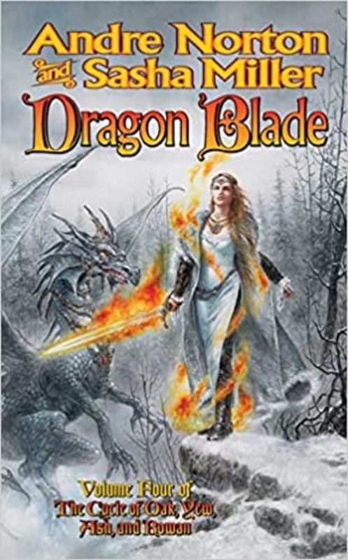Book cover for "Dragon Blade" by Andre Norton