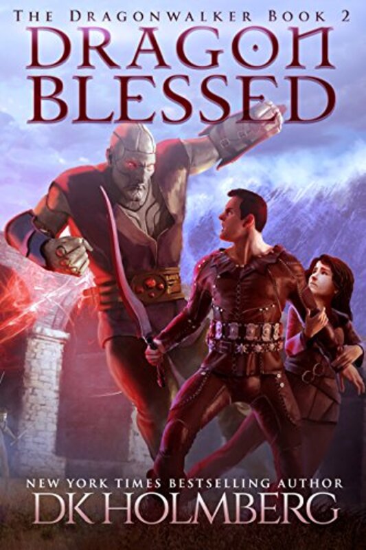 Book cover for "Dragon Blessed" by DK Holmberg