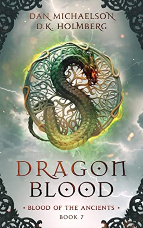 Book cover for "Dragon Blood" by DK Holmberg