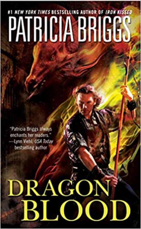 Book cover for "Dragon Blood" by Patricia Briggs