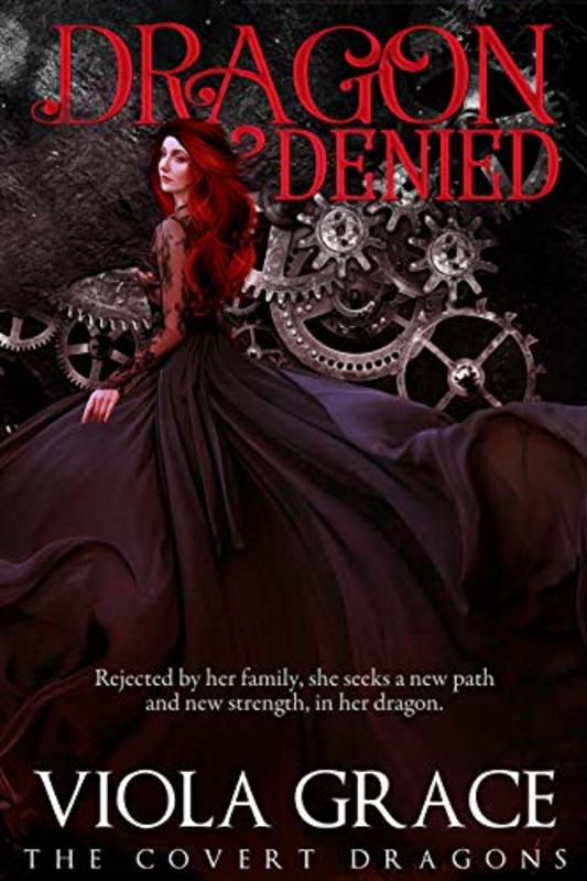 Book cover for "Dragon Denied" by Viola Grace