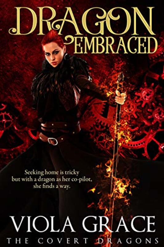 Book cover for "Dragon Embraced" by Viola Grace