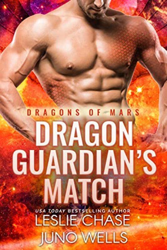 Book cover for "Dragon Guardian's Match" by Leslie Chase