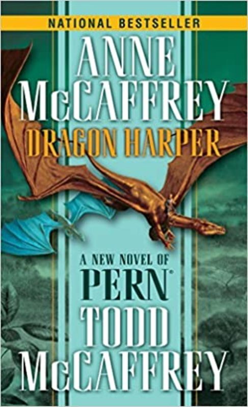 Book cover for "Dragon Harper" by Anne McCaffrey