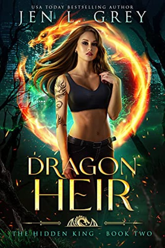 Book cover for "Dragon Heir" by Jen L Grey