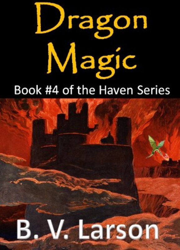 Book cover for "Dragon Magic" by BV Larson
