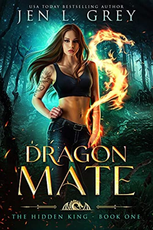 Book cover for "Dragon Mate" by Jen L Grey