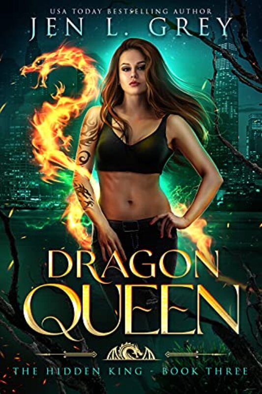 Book cover for "Dragon Queen" by Jen L Grey