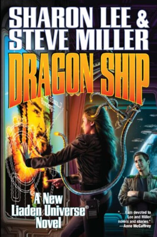 Book cover for "Dragon Ship" by Sharon Lee