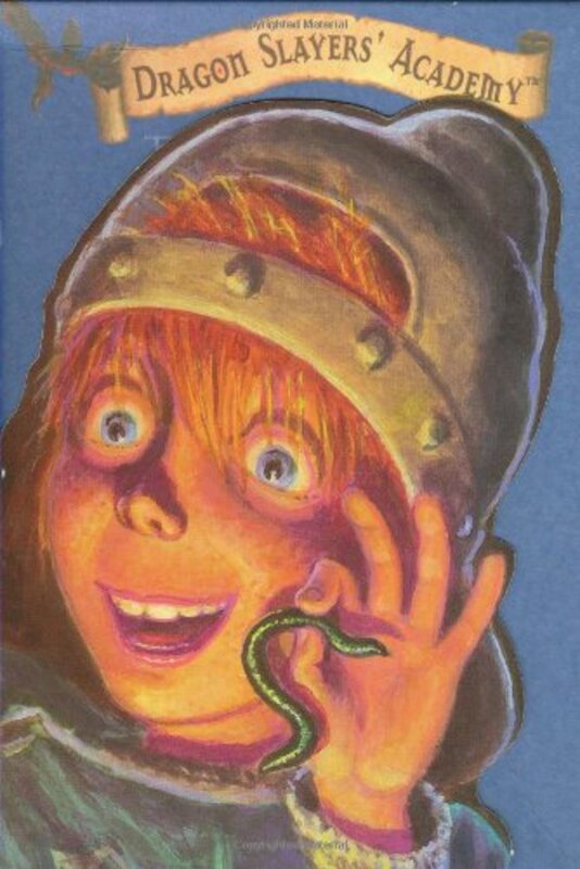 Book cover for "Dragon Slayers' Academy Treasure Chest" by Kate McMullan