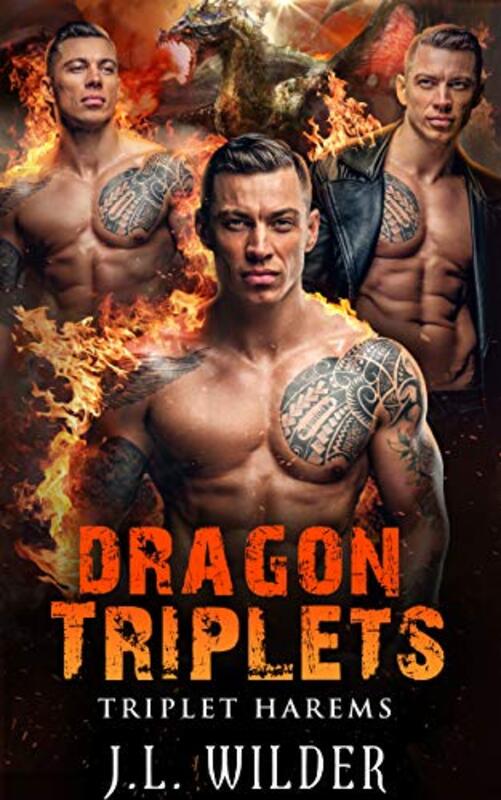 Book cover for "Dragon Triplets" by JL Wilder