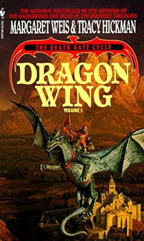 Book cover for "Dragon Wing" by Tracy Hickman