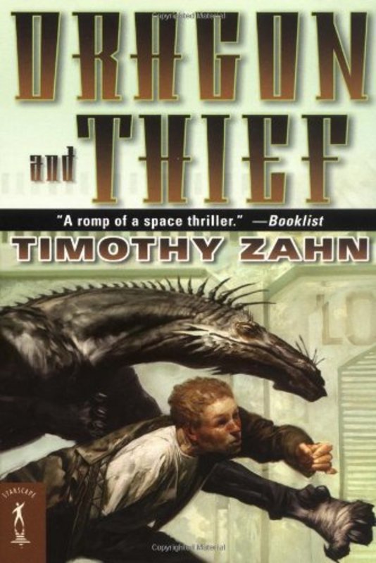 Book cover for "Dragon and Thief" by Timothy Zahn