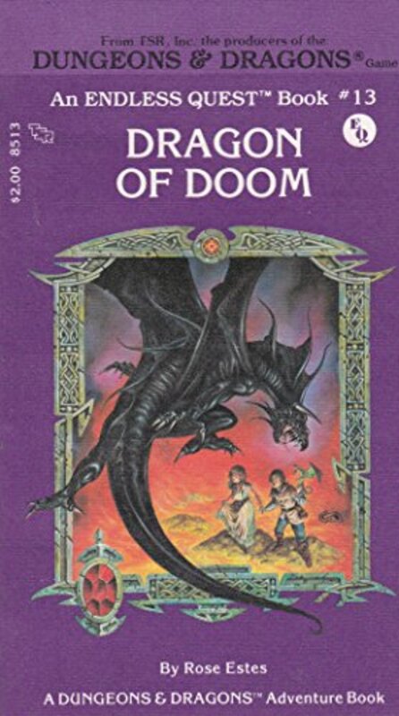 Book cover for "Dragon of Doom" by Rose Estes