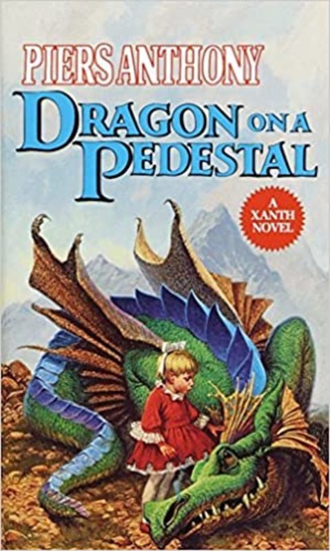 Book cover for "Dragon on a Pedestal" by Piers Anthony
