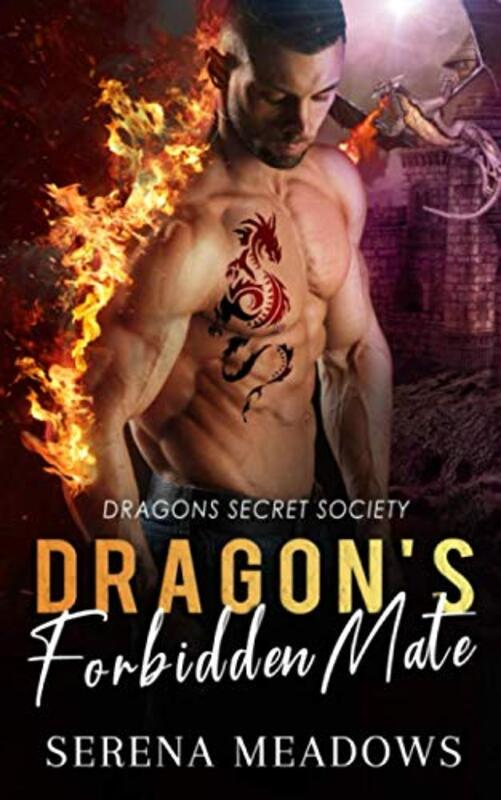 Book cover for "Dragon’s Forbidden Mate" by Serena Meadows