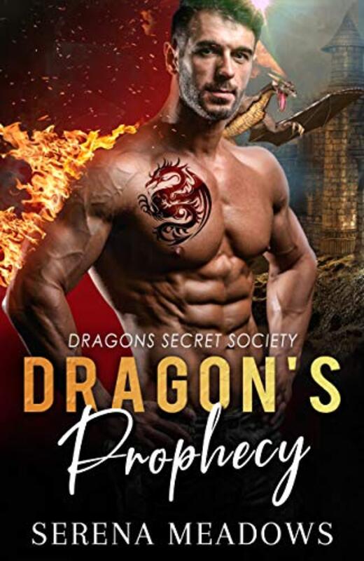 Book cover for "Dragon’s Prophecy" by Serena Meadows