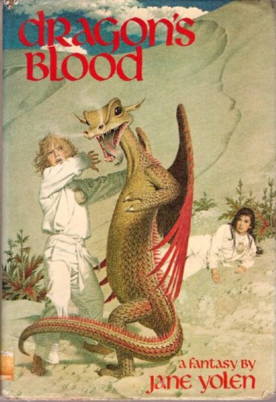 Book cover for "Dragon's Blood" by Jane Yolen