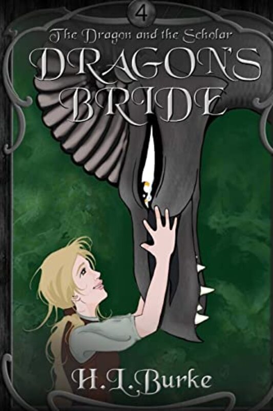 Book cover for "Dragon's Bride" by HL Burke