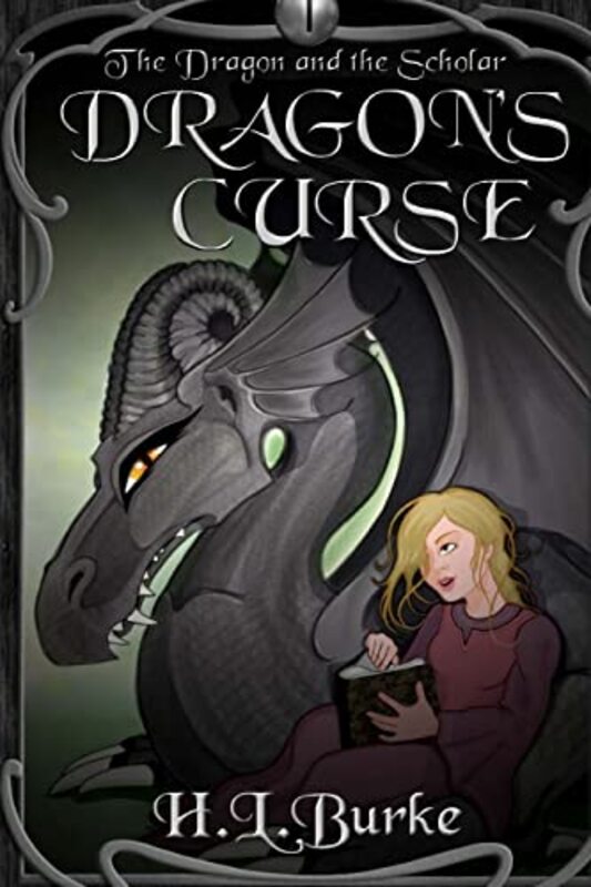 Book cover for "Dragon's Curse" by HL Burke