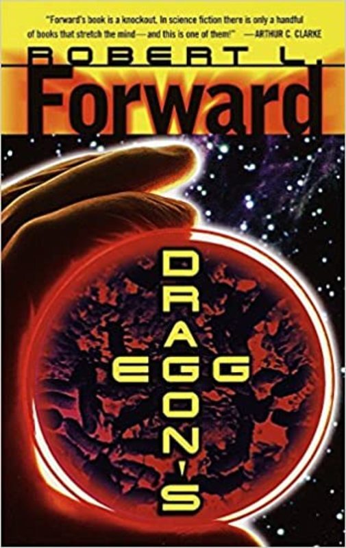 Book cover for "Dragon's Egg" by Robert L. Forward