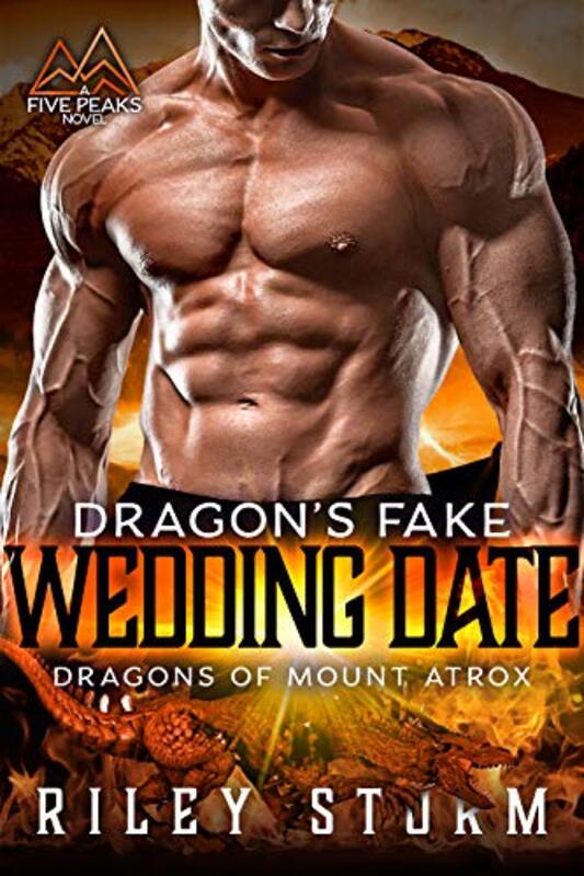 Book cover for "Dragon's Fake Wedding Date" by Riley Storm