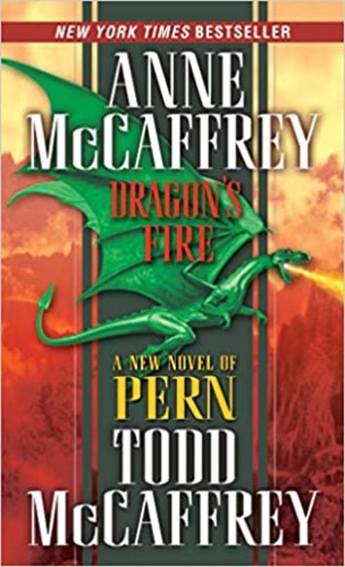 Book cover for "Dragon's Fire" by Anne McCaffrey