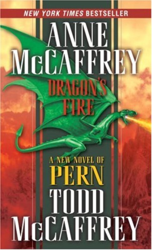 Book cover for "Dragon's Fire" by Todd McCaffrey