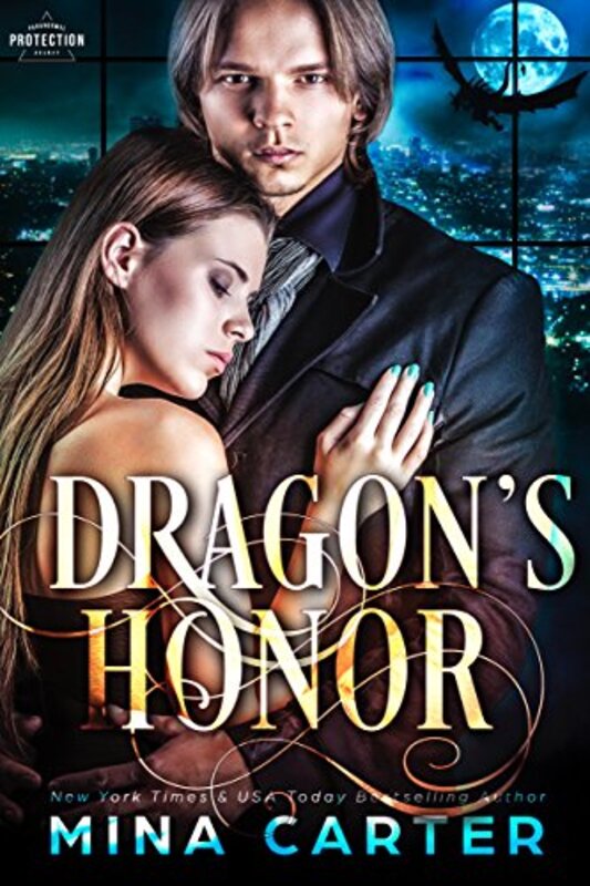 Book cover for "Dragon's Honor" by Mina Carter