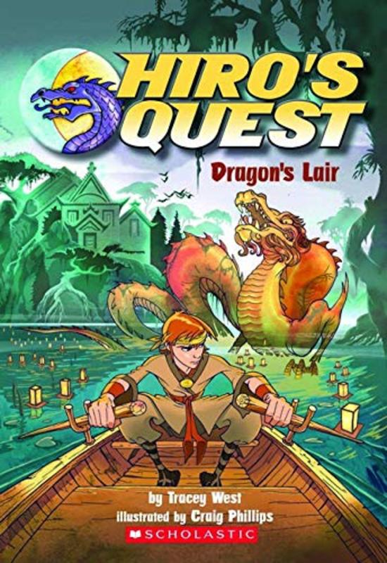 Book cover for "Dragon's Lair" by Tracey West