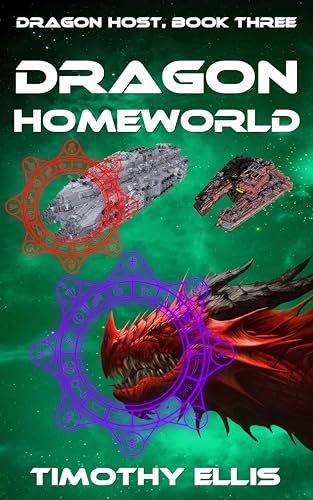 Book cover for "Dragon Homeworld" by Timothy Ellis