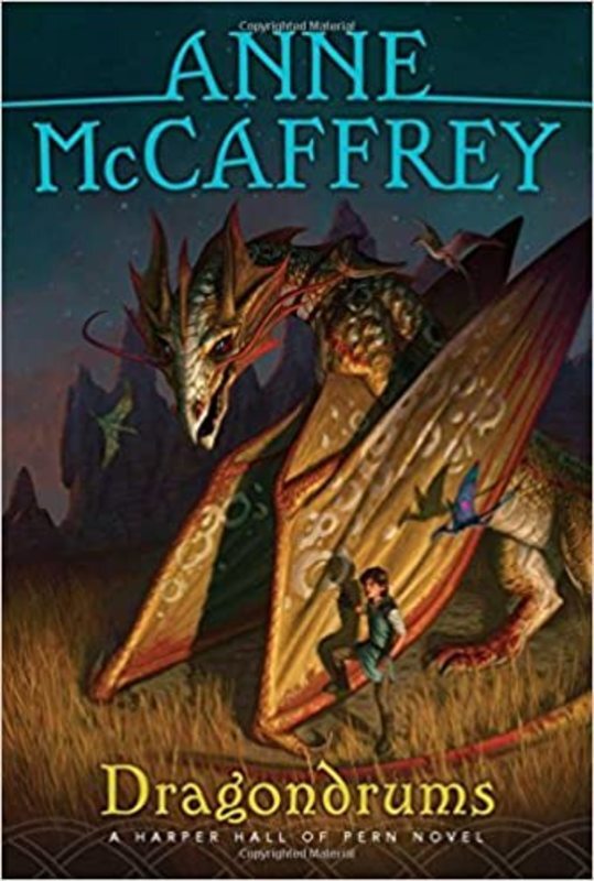 Book cover for "Dragondrums" by Anne McCaffrey