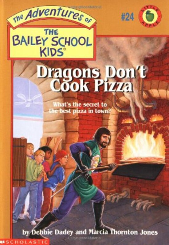 Book cover for "Dragons Don't Cook Pizza" by Marcia Thornton Jones