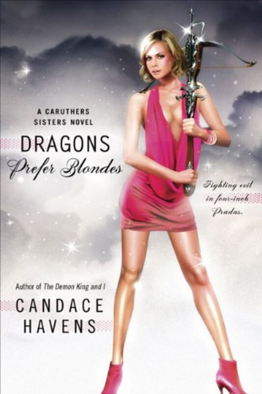 Book cover for "Dragons Prefer Blondes" by Candace Havens