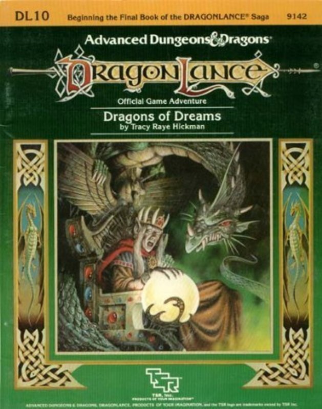 Book cover for "Dragons of Dreams" by Tracy Hickman