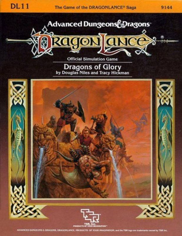 Book cover for "Dragons of Glory" by Tracy Hickman