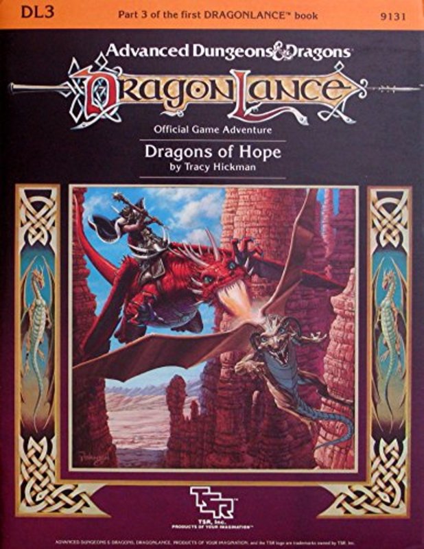 Book cover for "Dragons of Hope" by Tracy Hickman