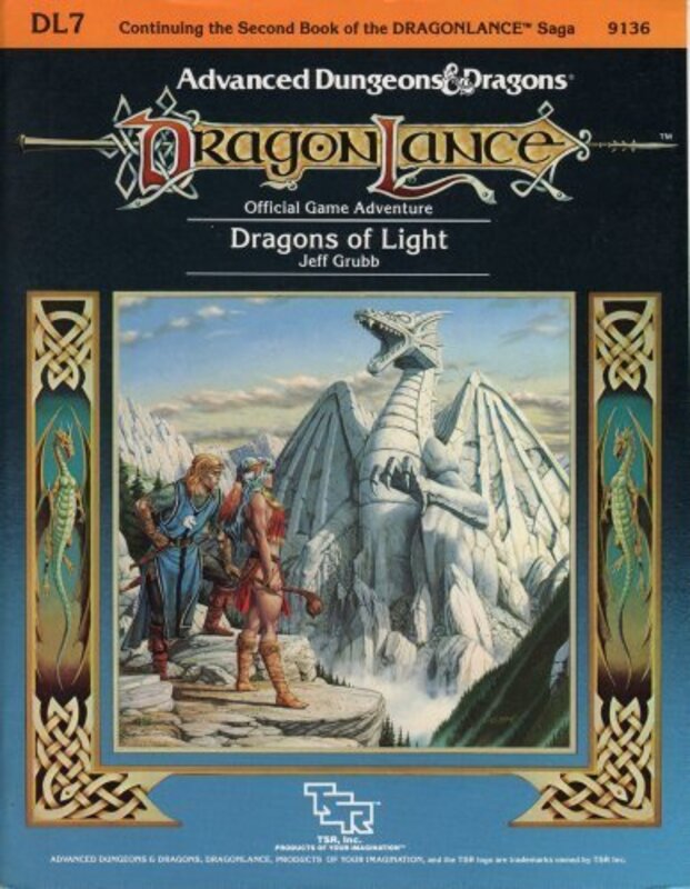 Book cover for "Dragons of Light" by Jeff Grubb