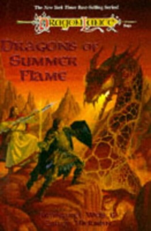 Book cover for "Dragons of Summer Flame" by Tracy Hickman