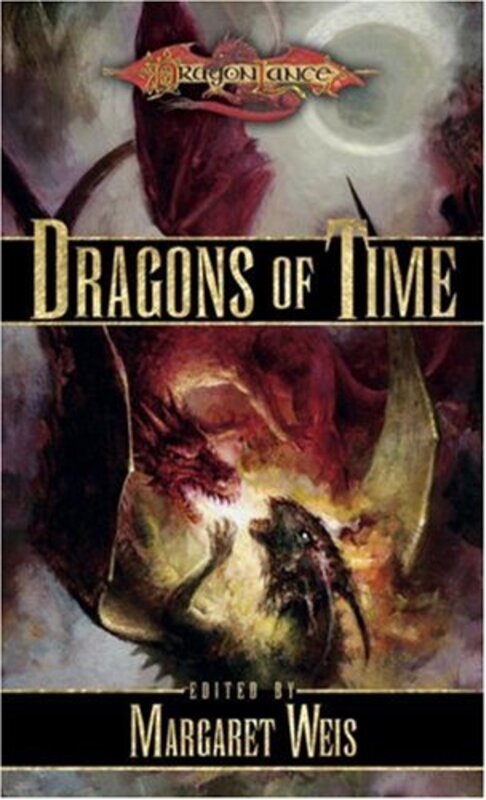 Book cover for "Dragons of Time" by Margaret Weis